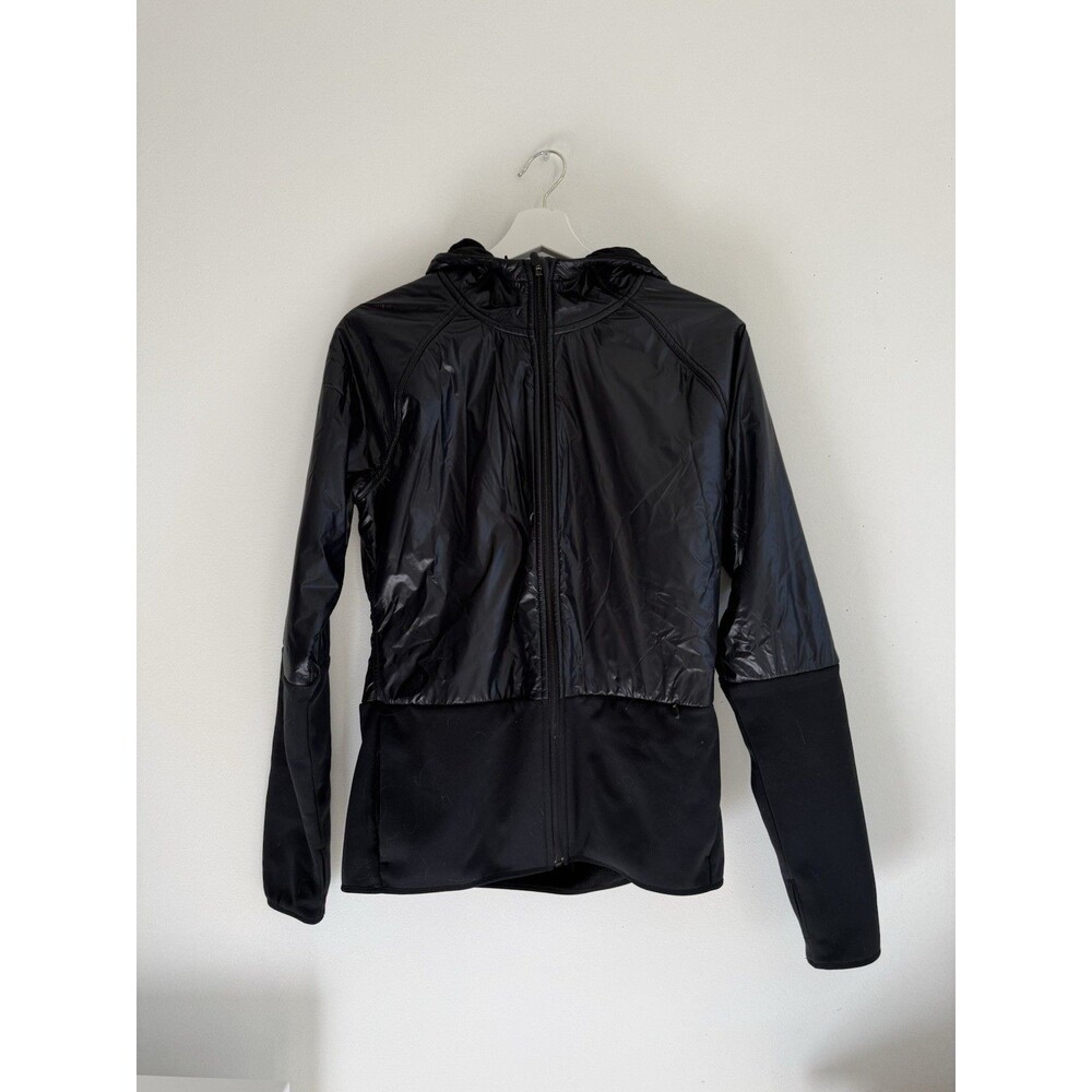 ✿ Nike Therma-Fit Hooded Full Zip Jacket Black Windproof Warm Fleece M